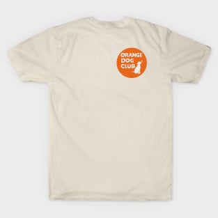 Orange Dog Club Logo 3 T-Shirt